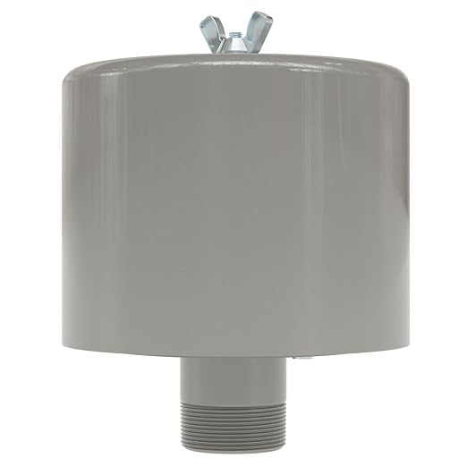 Solberg FS-19P-125™ Inlet Compressor Air Filter Silencer, 1-1/4" MPT Outlet