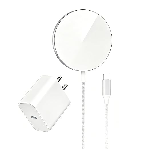 Magnetic Wireless Charger for iPhone 17 16 15 10FT Fast Phone Charging Pad | with USB C Wall Charger Fast Block For iPhone 17 Pro Max/17/iPhone 16 Pro Max/15/Plus/Pro/14/13/12 SeriesAirPods 4/3/2/Pr