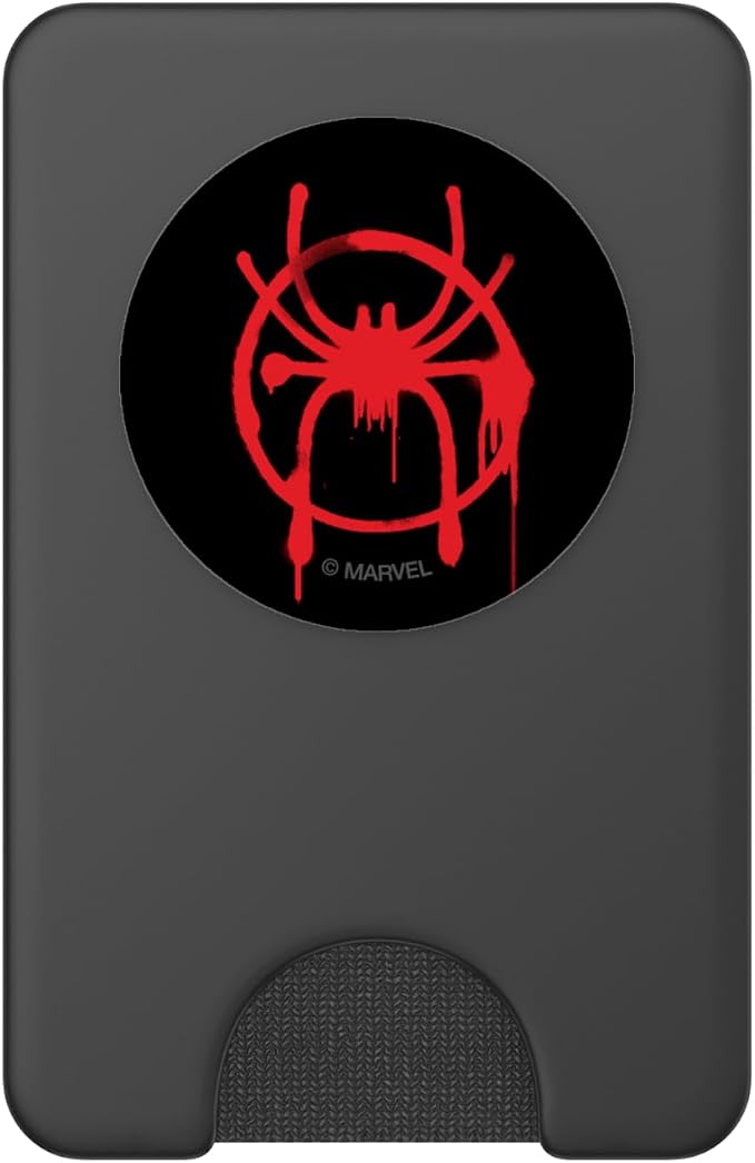 Marvel Spider-Man Into The Spider-Verse Red Icon PopSockets Adhesive PopGrip