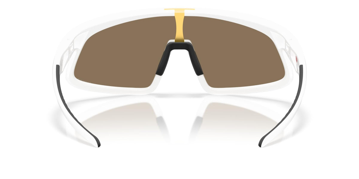 Oakley OO9484D RSLV Sunglasses, Matte White/Prizm 24K, 49 mm