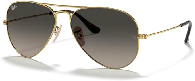 Ray-Ban RB3025 Metal Aviator Sunglasses For Men For Women +BUNDLE with ACCESSORY EYEWEAR KIT