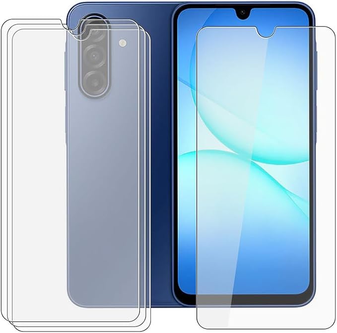 Screen Protector for Samsung Galaxy A17 5G (6.7 inch) Tempered Glass [4 Pack] Protective Film .9H Hardness avoid-Scratch hpone No Bubbles Protective Film Tempered Glass for Samsung Galaxy A17 5G