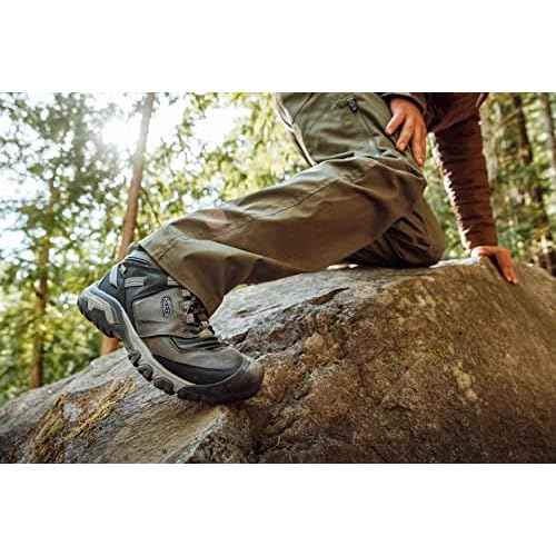KEEN Men's Ridge Flex Mid Height Waterproof Hiking Boots