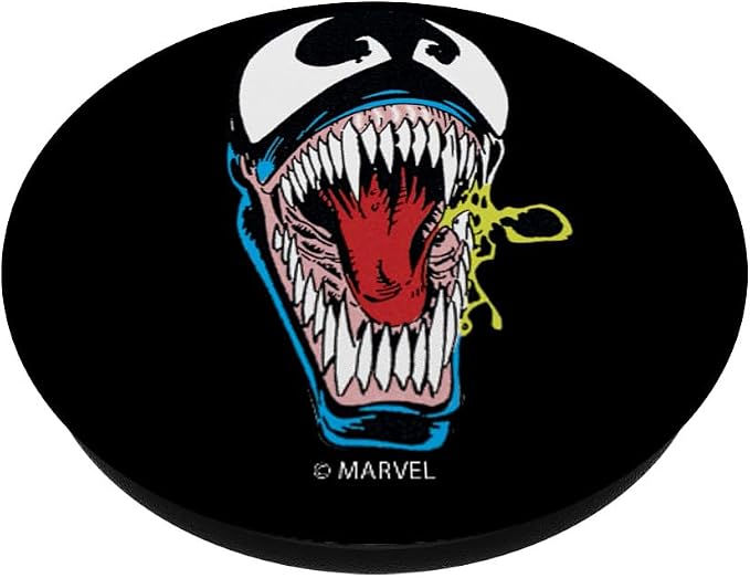 Marvel Spider-Man Venom Retro Big Face PopSockets Standard PopGrip