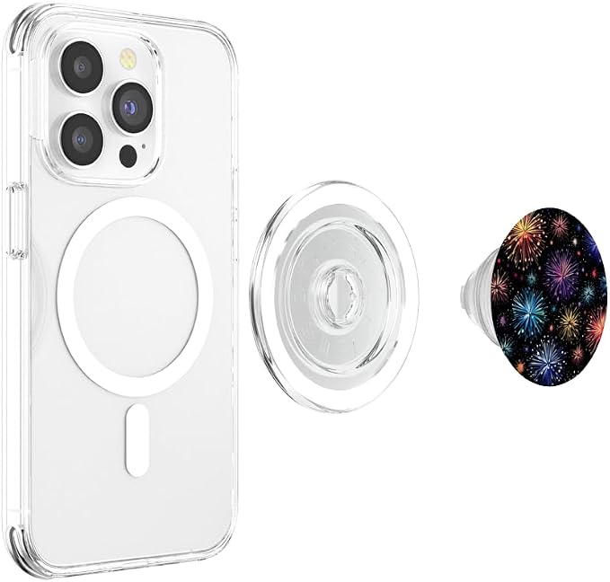 Colorful Firework PopSockets PopGrip for MagSafe