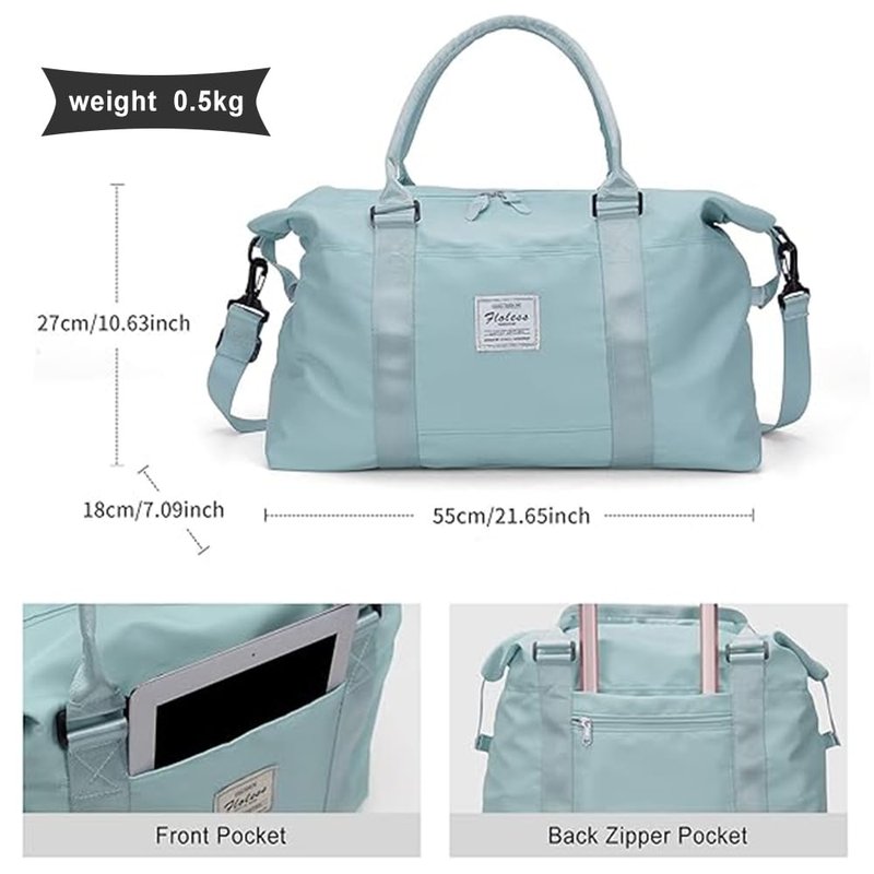 Travel Duffel Bag, Carry On Overnight Weekender Bags for Women