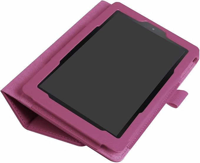Tablet Cover for Amazon Kindle Fire 7 5th Generation(Model:SV98LN2015 Release)Ultra Slim Folio Stand Lightweight Leather Case for Kindle Fire HD7 5th Gen 7 (Li-Brown)