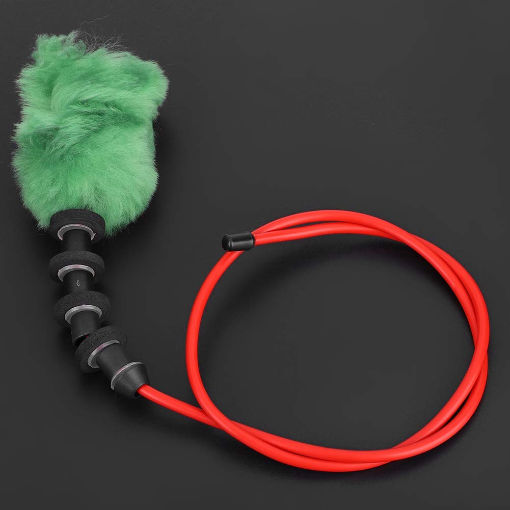 Wool Paintball Squeegee Rope Cleaning Pull Through Paintball Swab Squeegee Cleaner Blue