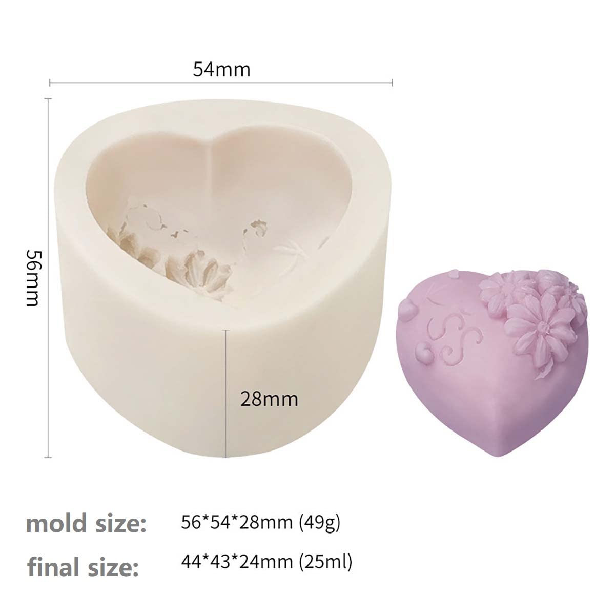 2 Pack Dinosaur Silicone Mold - Resin Candle & Easter Egg Mold - Animal & Cartoon Mold for Home Decoration