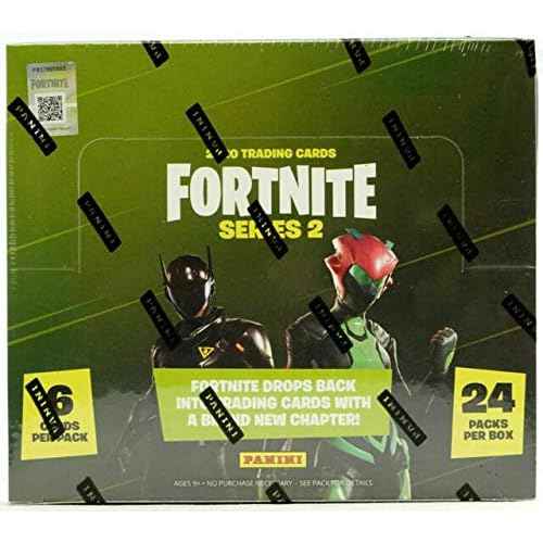 Panini Fortnite Series 2 Trading Card Box 24 Packs 6 Cards Per Pack