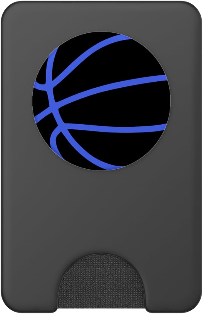 Black Blue Basketball PopSockets Adhesive PopGrip