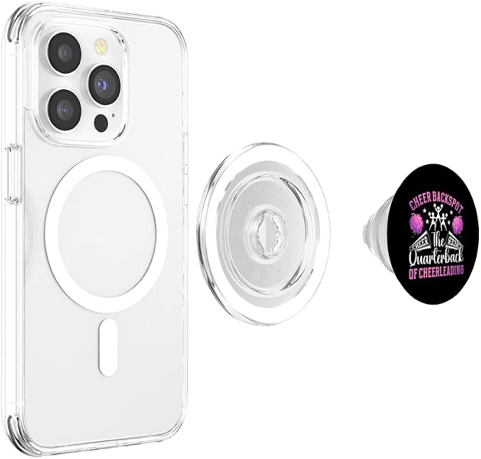 Cheer Backspot The Quarterback Of Cheerleading Backspot PopSockets Standard PopGrip