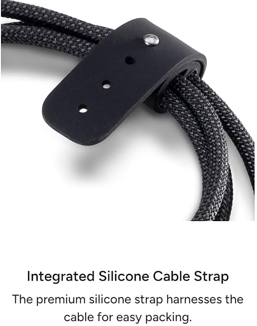 Mophie Charge Stream USB-C to USB-C 3m/10ft Cable - 60W Power Delivery Enduraflex Silicone Ultra-Durable Braided Design for Everyday Use