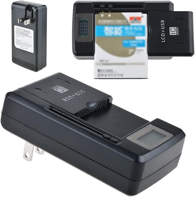 Universal LCD Battery Charger Compatible with Nokia N900 5233 5228 5235 5800XM 5230 Nuron