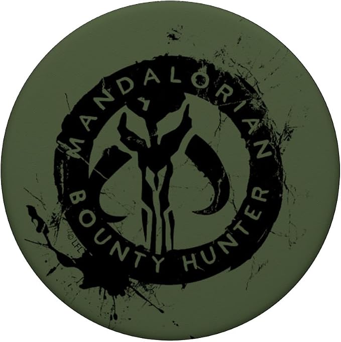 Star Wars The Mandalorian Paint Splatter Emblem PopSockets Adhesive PopGrip