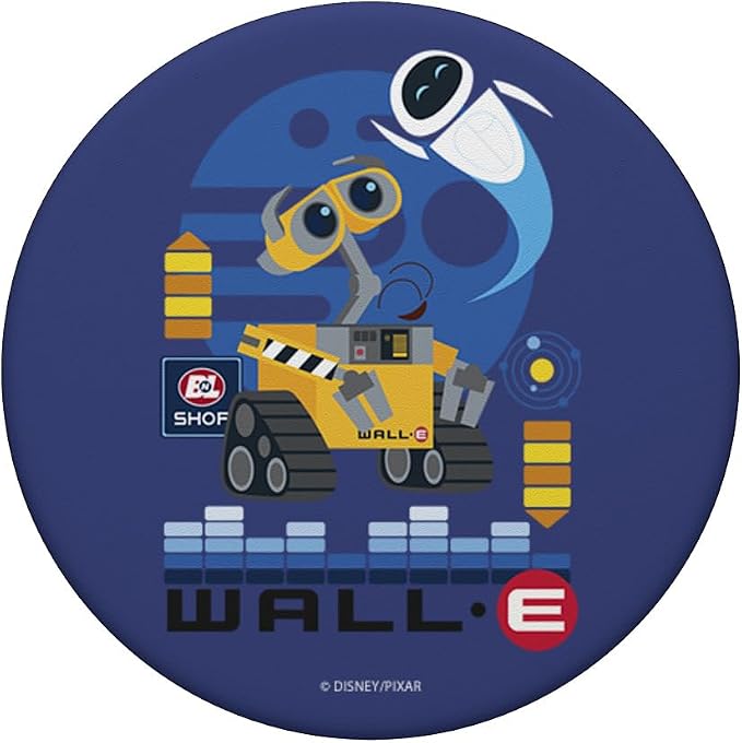 Disney Pixar Wall-E Eve Cartoon Art PopSockets Standard PopGrip
