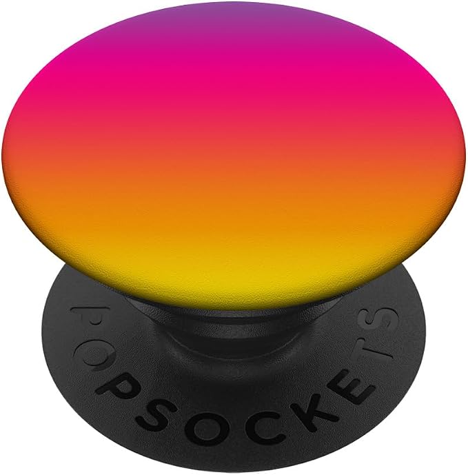 Sunset Ombre Gradient Purple Pink Orange Yellow PopSockets Adhesive PopGrip