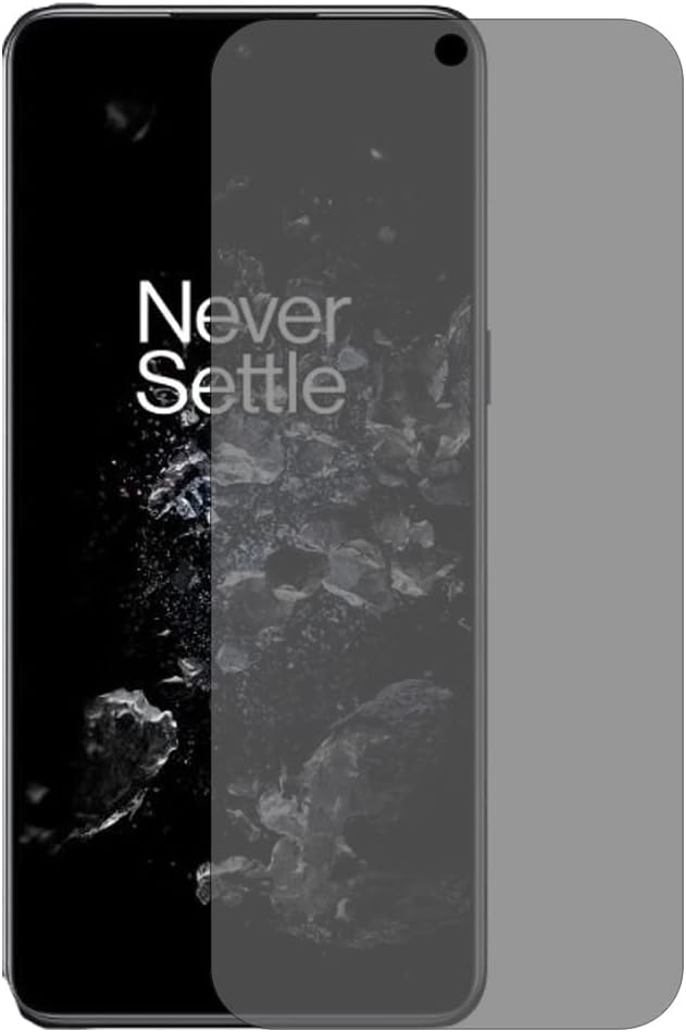 for OnePlus 10T Privacy Screen Protector - [2 Pack] Front Bubble Free Privacy Anti Spy Screen Protector Anti-Scratch Protective Film for OnePlus 10 T 2022