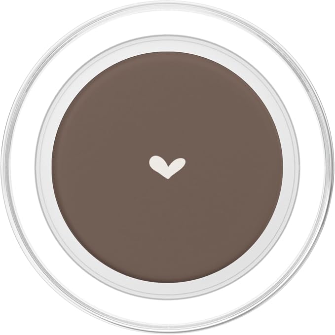 Dark Sand Beige Simple Heart Chic Feminine PopSockets PopGrip for MagSafe
