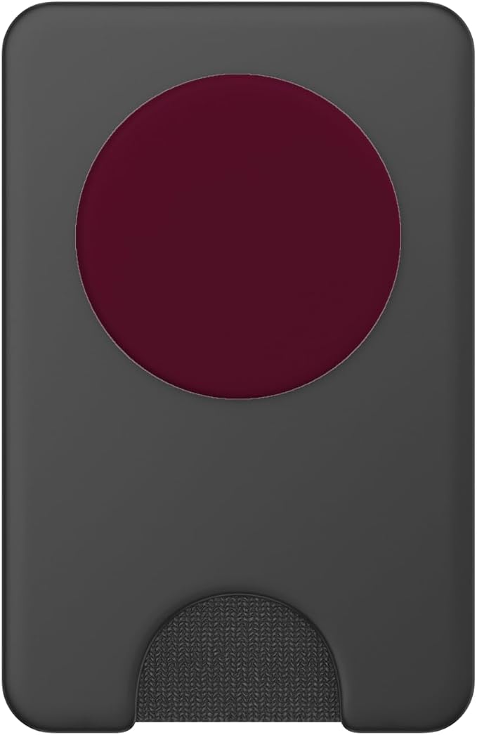Cute Simple Minimalist Chic Burgundy Dark Wine Red PopSockets Adhesive PopGrip
