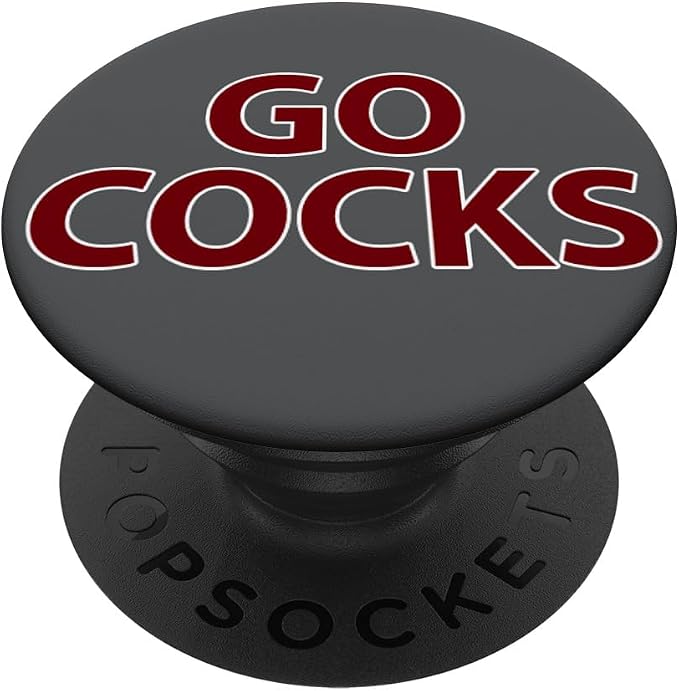 Go Gamecocks! PopSockets PopGrip: Swappable Grip for Phones &amp Tablets PopSockets Standard PopGrip