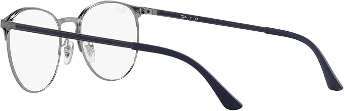 Ray-Ban Unisex Rx6375 Round Prescription Eyeglass Frames