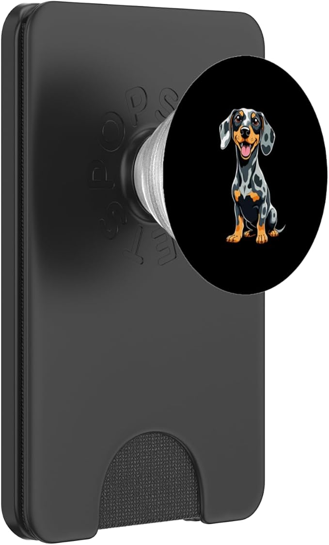 Dapple Dachshund Dog Lovers PopSockets PopGrip for MagSafe