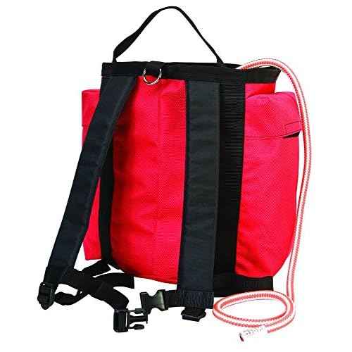 Weaver Leather Red Polyester Drawstring Backpack