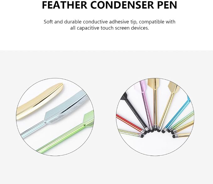 Hemobllo Capacitive Stylus Pen for Touchscreen Writing on Phones and Tablets - Lightweight Handwriting Stylus with Smooth Tip for Precise Input