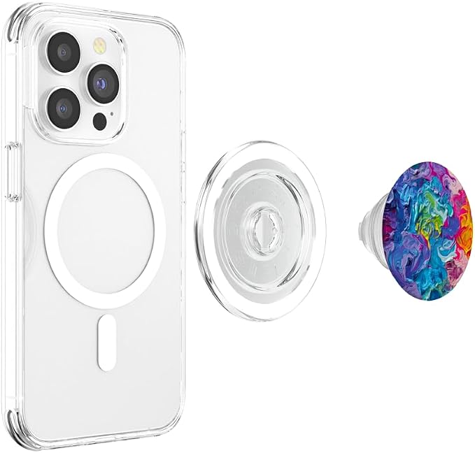 Artist Palette Paint Abstract Bright Colors Design PopSockets Adhesive PopGrip