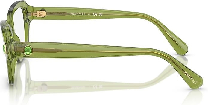 Swarovski womens Sk2039 Square Prescription Eyewear Frames
