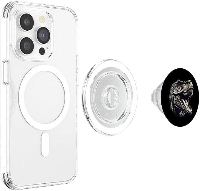 Dinosaur T-Rex Dino PopSockets PopGrip for MagSafe
