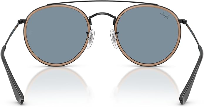 Ray-Ban Unisex Rb3647n Double Bridge Round Sunglasses