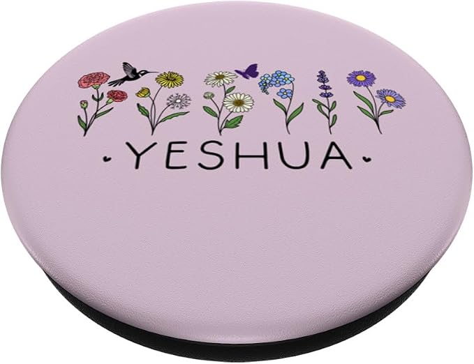 Yeshua Christian Bible Verse Butterfly Scripture God Quotes PopSockets PopGrip for MagSafe