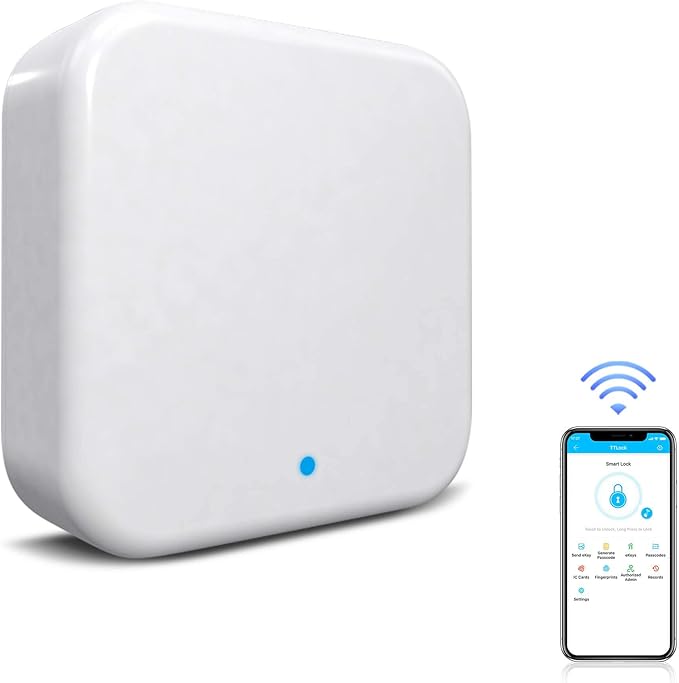 G2 Wifi Gateway Smart Lock for Voice Control, Wi-fi Bridge to TTLock App for Remote Control