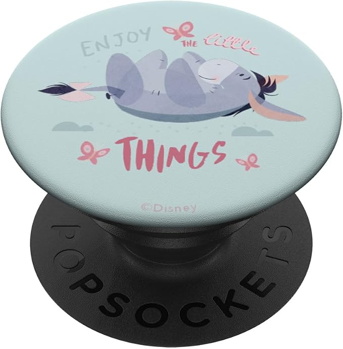 Disney Winnie The Pooh Eeyore Enjoy The Little Things PopSockets Adhesive PopGrip