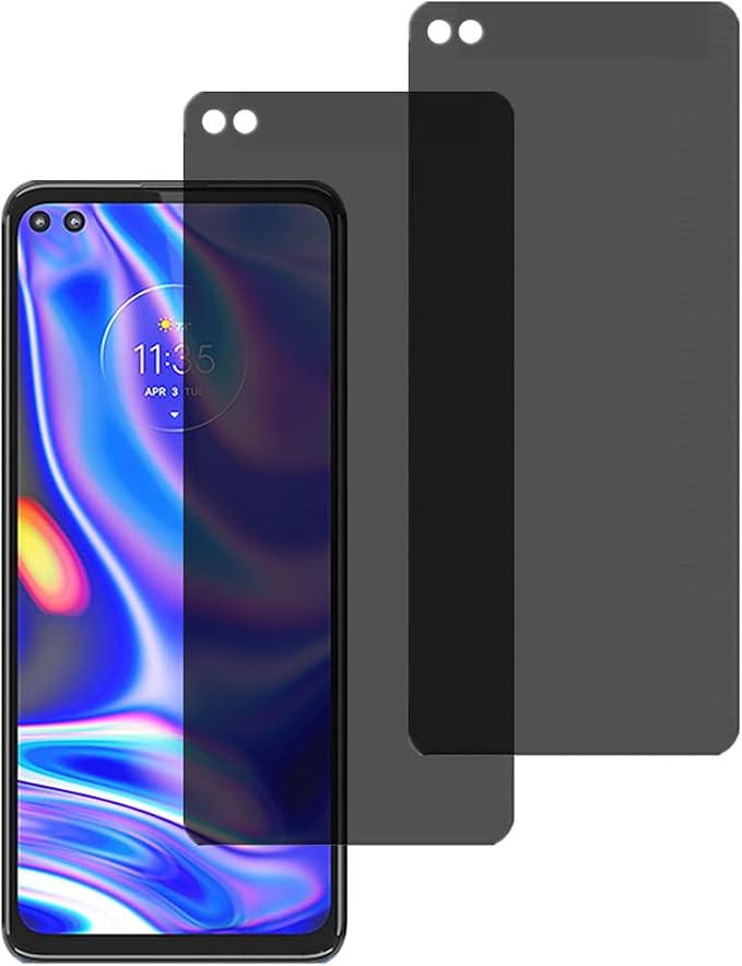 for Motorola One 5G Full Coverage Screen Protector - [2pack] Ultra Thin Anti-Scratch Screen Tempered Glass Protective Film for Motorola Moto One 5G