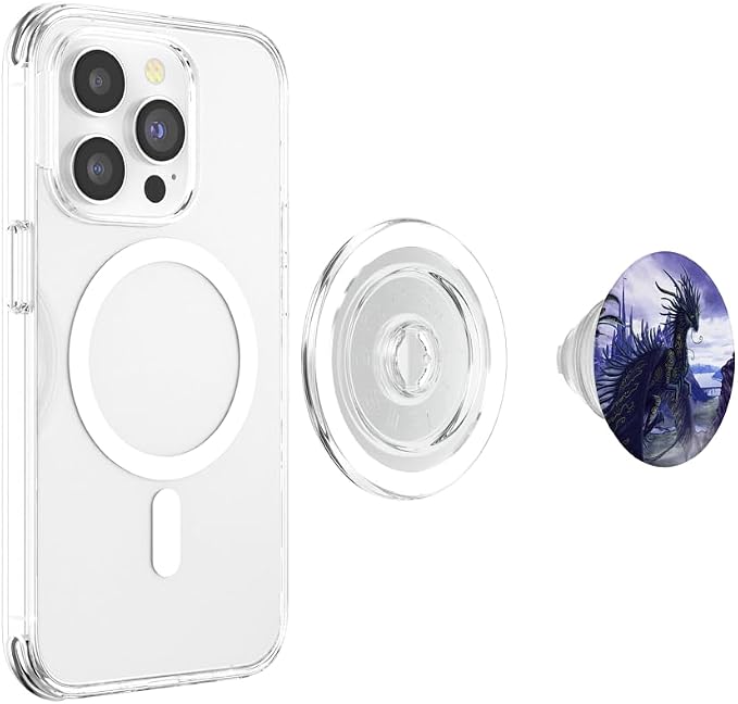 Fire Fit Designs Dragon Pop Socket for Phone Dragon PopSockets Fantasy Dragon PopSockets MagSafe PopGrip for iPhone 260027