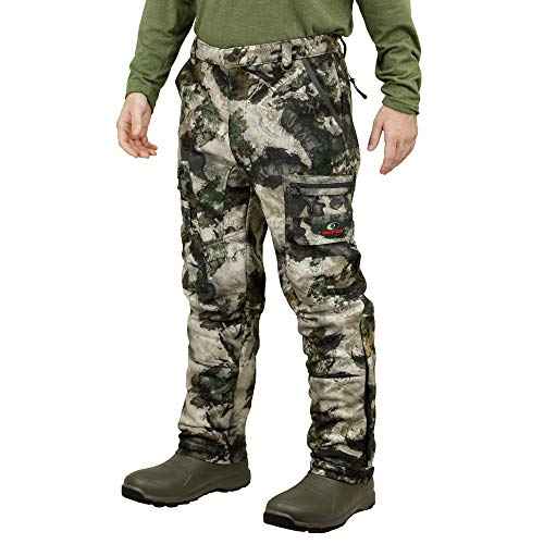 Mossy Oak Sherpa Fleece Lined Camo Hunting Pants for Men
