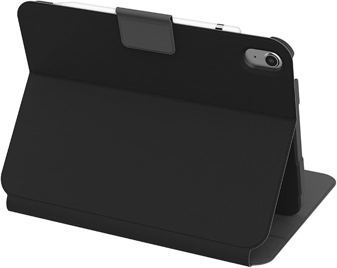 Incipio - SureView Protective Folio Case for iPad 10th Gen Lightweight Slim Cover with Adjustable Stand Scratch Protection (Black)