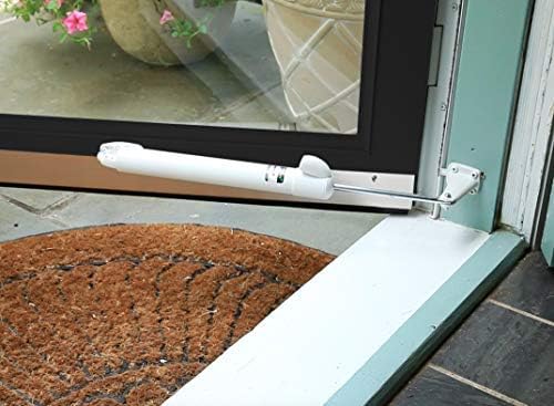 Touch 'n Hold Smooth Dual Door Closer System (Bronze) – Heavy-Duty - Touch-Button Hold Open Feature & Smooth Closing Motion - Storm & Security Door (Medium/Heavy Weight). New Door/Replace Old Unit