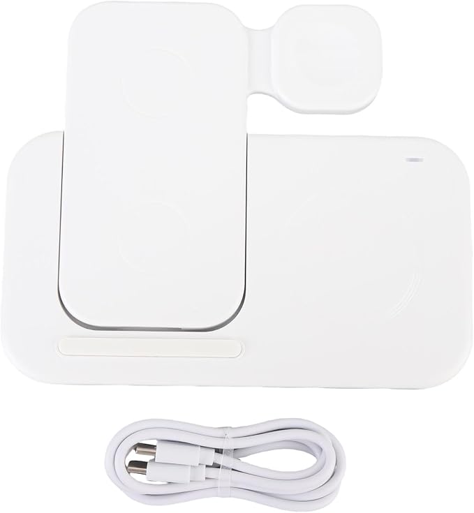 Wireless Charger Stand with 15W High Speed Charging for Phone Earphone Safe Design