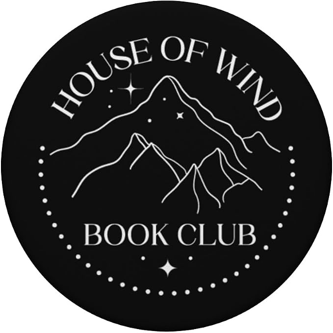 House of Wind Book Club Lovers Unique Artistic Avid Readers PopSockets Adhesive PopGrip