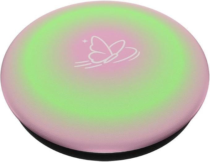 PopSockets Phone Grip - Aura Butterfly PopSockets PopWallet for MagSafe
