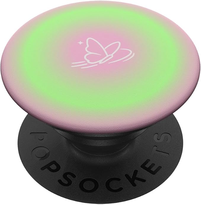 PopSockets Phone Grip - Aura Butterfly PopSockets PopWallet for MagSafe