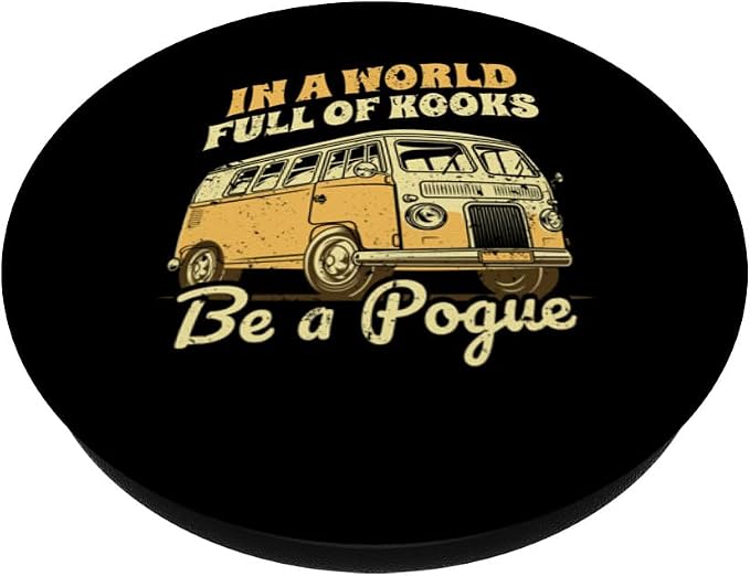 In A World Full Of Kooks Be A Pogue Retro Vintage Funny PopSockets PopGrip for MagSafe