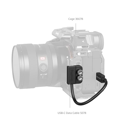 SMALLRIG USB-C Male to Female Data Cable (7.9 inch) 240W Fast Charging / 20Gbps Data Transfer for Camera Cages &amp L-Shaped Plates USB 3.2 Gen 2x2-5078