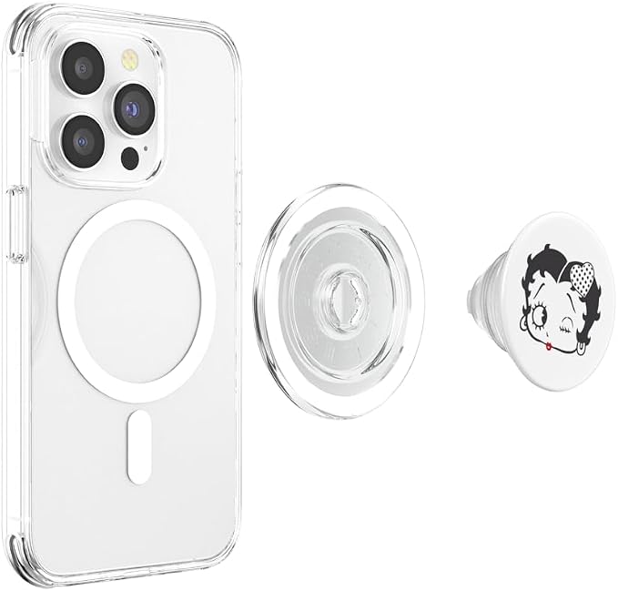 Betty Boop Dot Heart Wink PopSockets Adhesive PopGrip