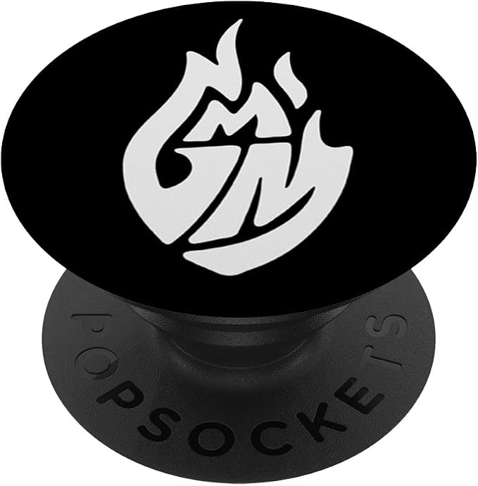 GMM Black &amp White Logo PopSockets Adhesive PopGrip