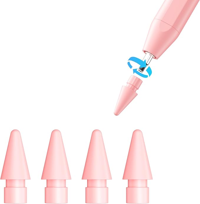 Black Replacement Tips for JAMJAKE K10 Stylus Pen (4 Pack)